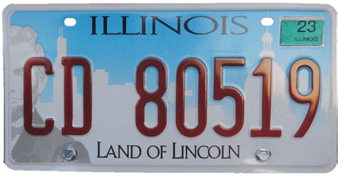 State DO NOT have a serial number . . Illinois license plate sticker 2023